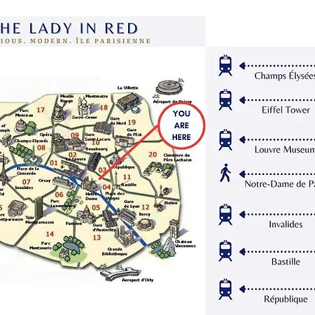 The Lady In Red - Romantique - Bail Mobilité By Mon Petit Faré *